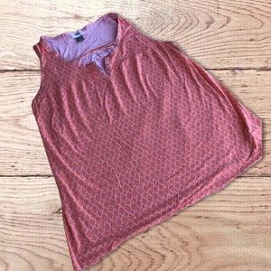 Old Navy XL Orange/White Tank Top